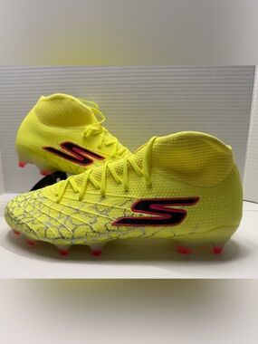 Yellow Skechers SKX 1.5 Soccer Shoes Size 11